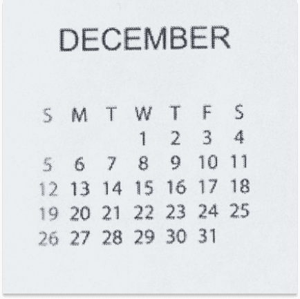 message calender